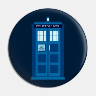 The Blue Police Box Pin