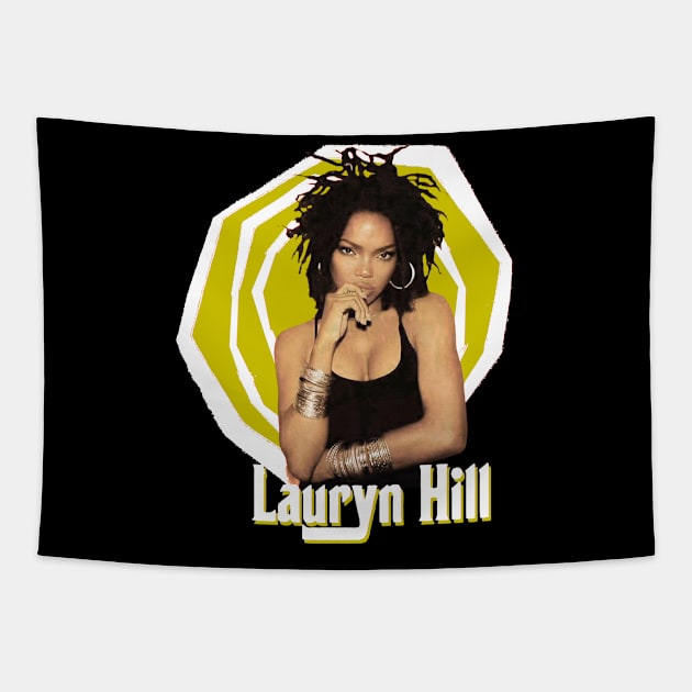 Retro lauryn hill Tapestry by CatyMoon