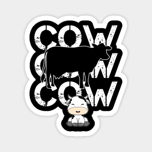 Funny Baby Cow Magnet