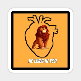 Mufasa he lives in you Magnet