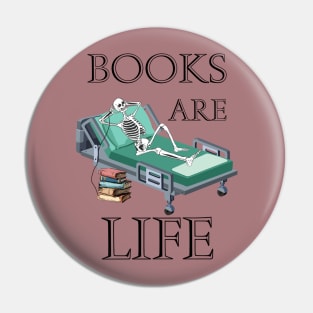 Books are Life Pin