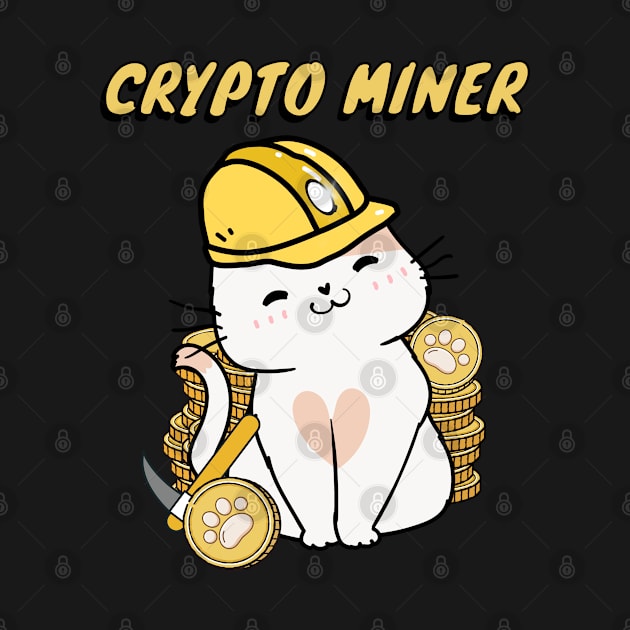 Crypto Miner Persian Cat by Pet Station