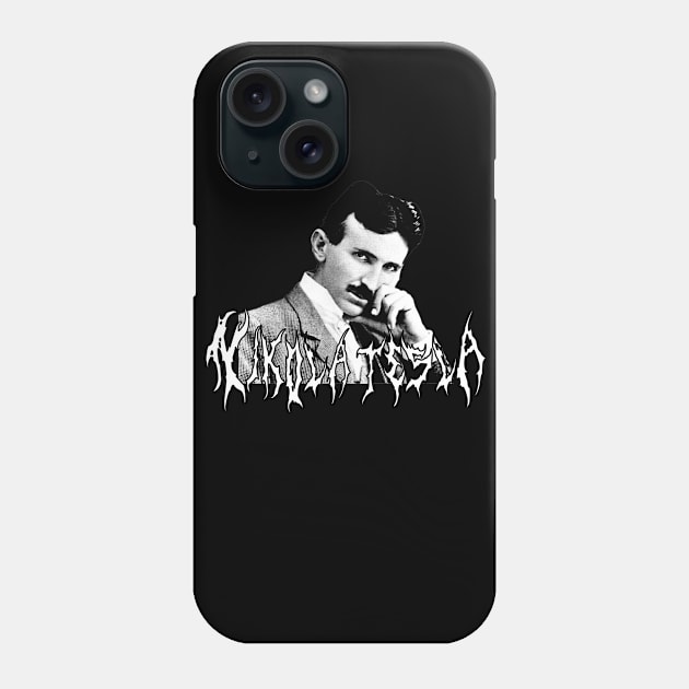 Nikola Tesla Metal Phone Case by blueversion