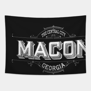 Vintage Macon, GA Tapestry