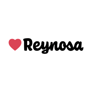 Reynosa Mexico Heart Script T-Shirt