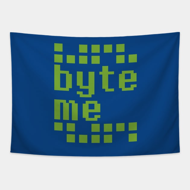 Byte Me Tapestry by oddmatter