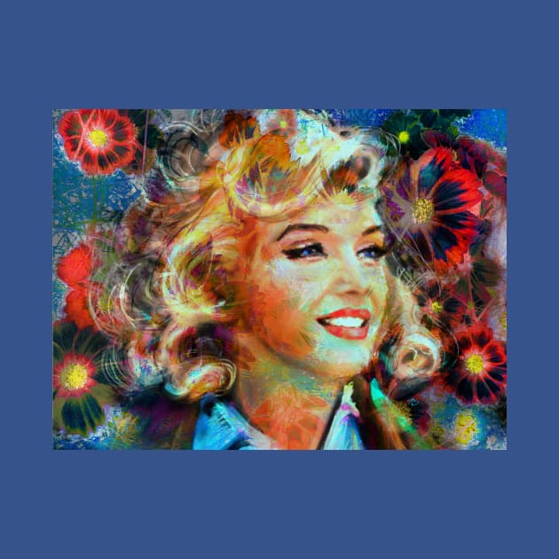 Marilyn FlowerPower by Angie Braun