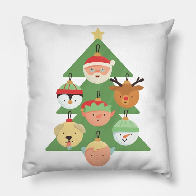 Cute Christmas Tree Pillow by MajorCompany