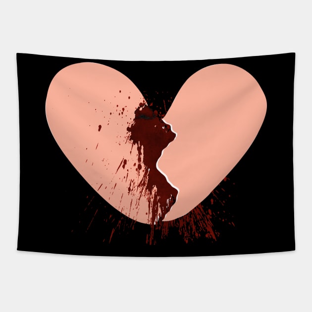 Heartbreak Tapestry by BlunBla Design