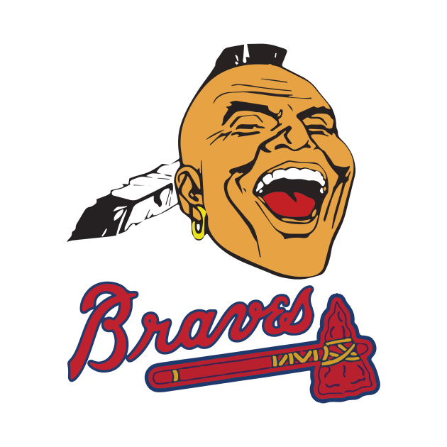 Screaming Indian Braves Shirt by bryanbuckles