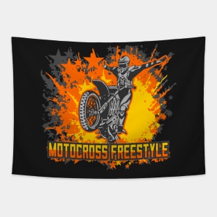 Motocross Freestyle Tapestry