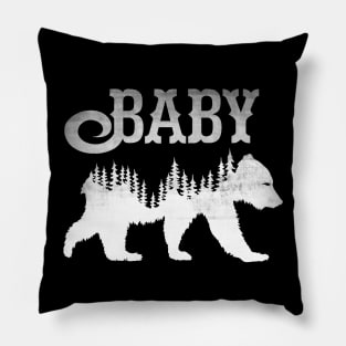 Baby Bear (White) Pillow