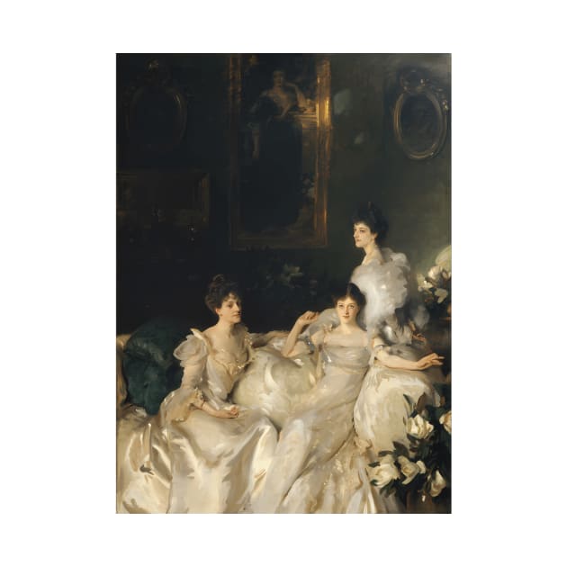 The Wyndham Sisters By John Singer Sargent Postcard by jandesky