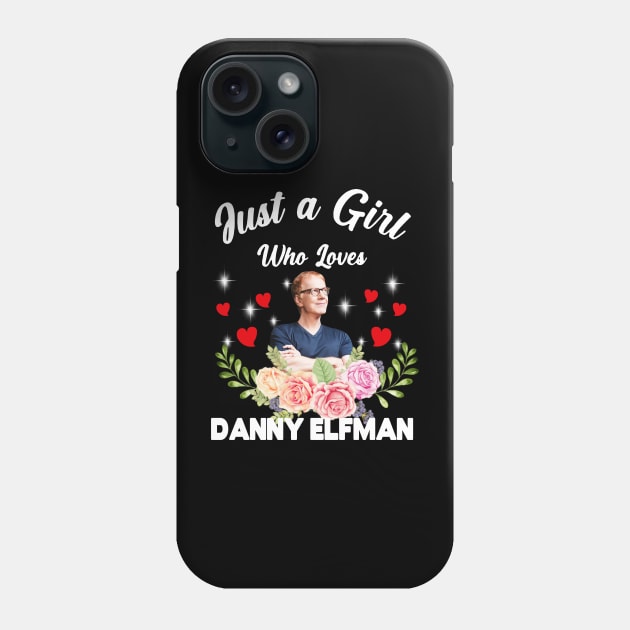 Just a girl who loves Danny Elfman Phone Case by CelestialCharmCrafts