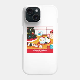 Cat Sushi Christmas design Phone Case