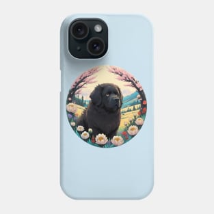 Newfoundland Dog Landscape Phone Case