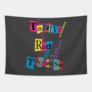 Totally Rad Toyhouse Rockers Tapestry