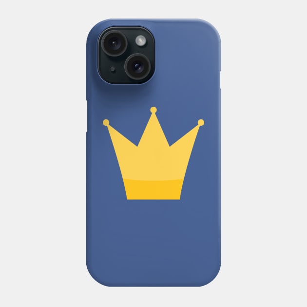 Golden Crown Shape Phone Case by RageRabbit