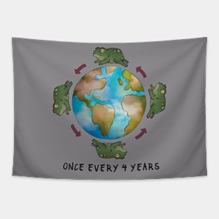 "Once Every 4 Years"- Leap Year Tee Tapestry