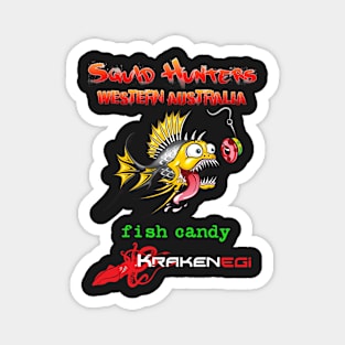 Squid Hunters WA & Fish Candy Kraken Jigs Magnet