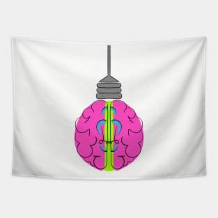 Brain Bulb Tapestry
