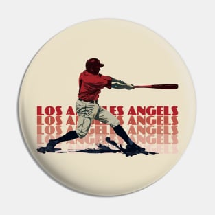 Retro Los Angeles Angels Slugger Pin