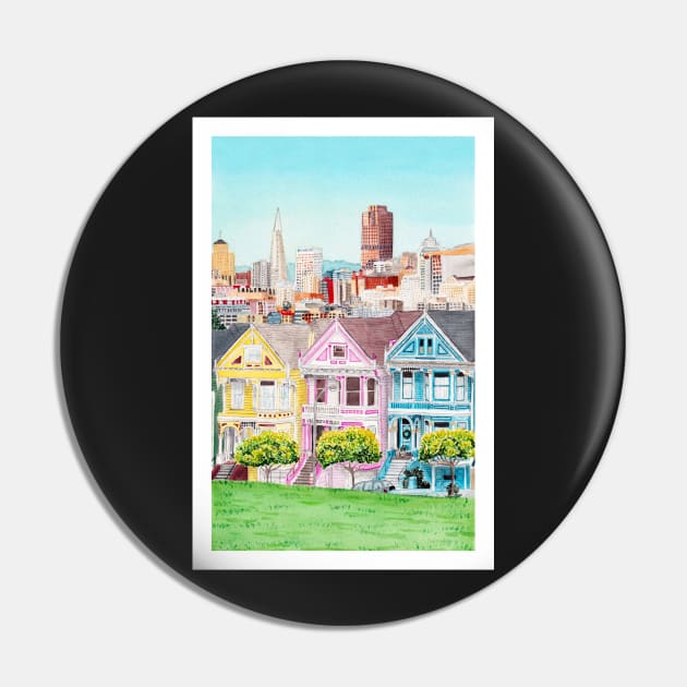 San Francisco, California Pin by NorrskenArt