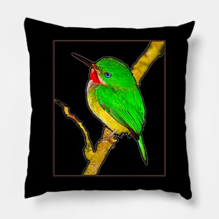 San Pedrito Puerto Rican Bird Pillow