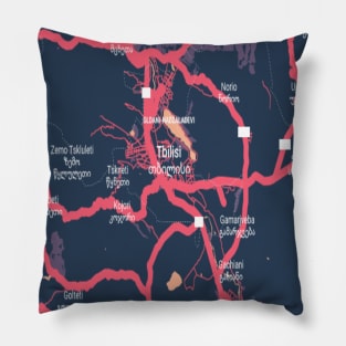 Tbilisi colour map Pillow