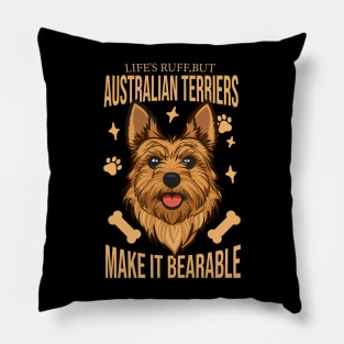 Australian Terrier Dog lover gift Pillow