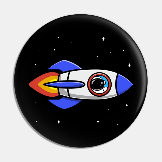 Astronaut Riding Rocket Cartoon Vector Icon Illustration Pin by Catalyst Labs