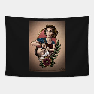 Barber girl Tapestry