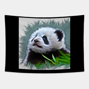 Baby Panda Painting Tapestry