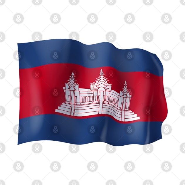 Cambodia flag by SerenityByAlex