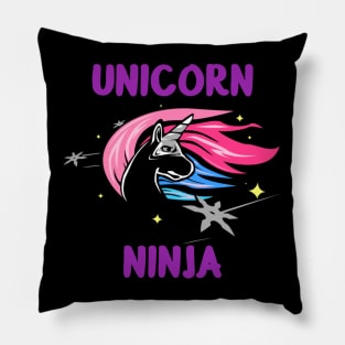 Unicorn Ninja| Martial Arts| Karate Unicorn Pillow