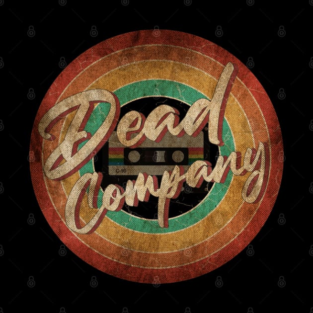 Dead Company Vintage Circle Art by antongg