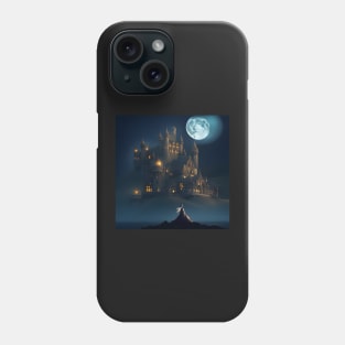 Gothic Castle in the Moonlight Phone Case