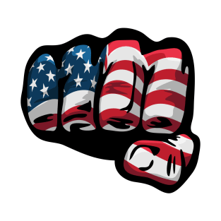 American Flag Fist T-Shirt