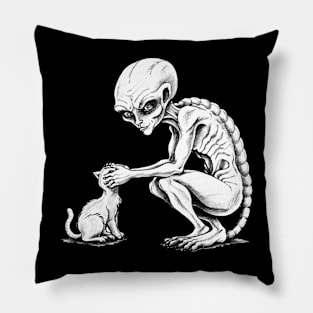 Alien Petting Cat Pillow