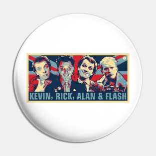 Kevin, Rick, Alan & Flash Pin