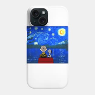 Charlie starry night parody Phone Case