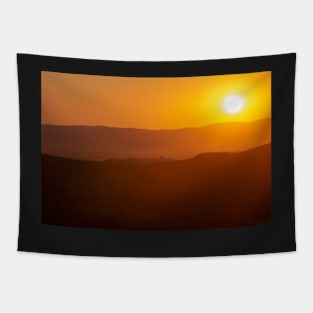 African sunset. Tapestry