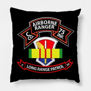 C Co 75th Ranger - 1st Field Force - VN Ribbon - LRSD Pillow