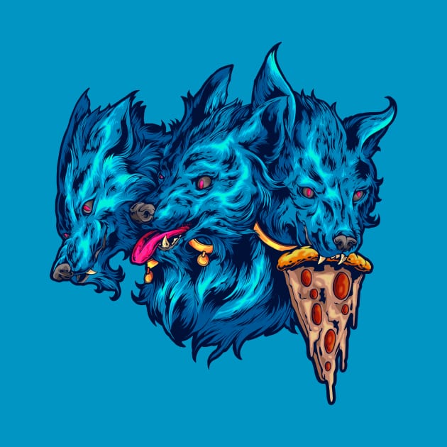 Cerberus Good Boy Pizza Doggo by Austin Plug & Tunnel Co. 