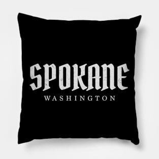 Spokane, Washington Pillow