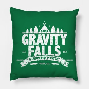 Camp Gravity Falls (worn look) Pillow