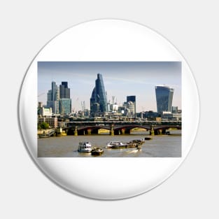 London Cityscape Blackfriars Bridge England Pin