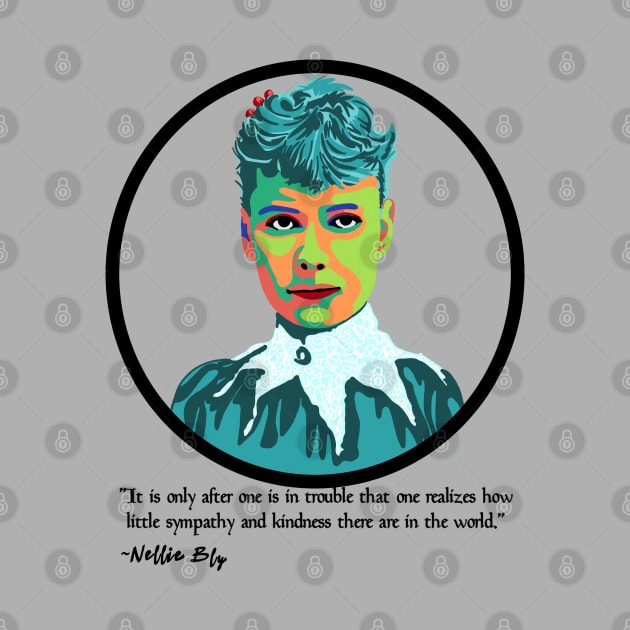 Nellie Bly Portrait by Slightly Unhinged