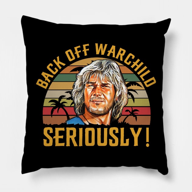 Seriously -  Retro Vintage Pillow by yasine-bono