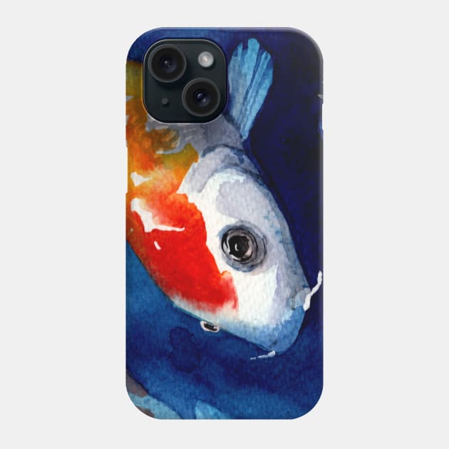 Curved Koi Phone Case by JCPhillipps